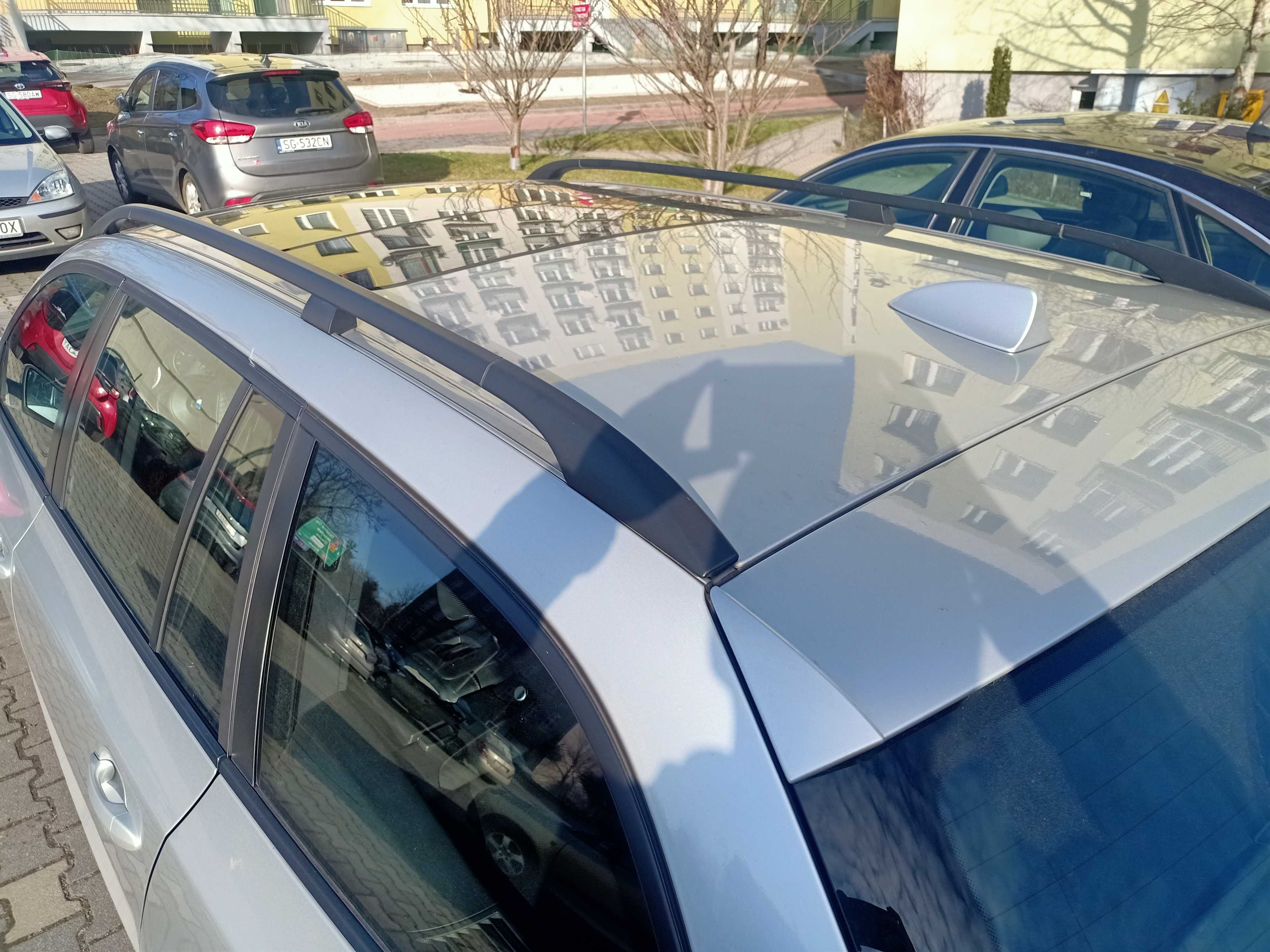 BMW E61 relingi dachowe komplet listwy czarne