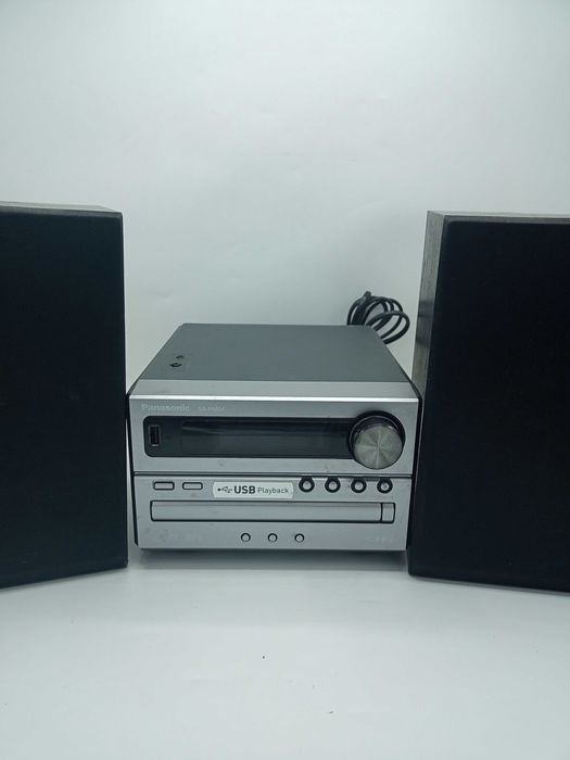 Wieża Panasonic SA-PM04 + dwa głośniki Panasonic SB-PM02