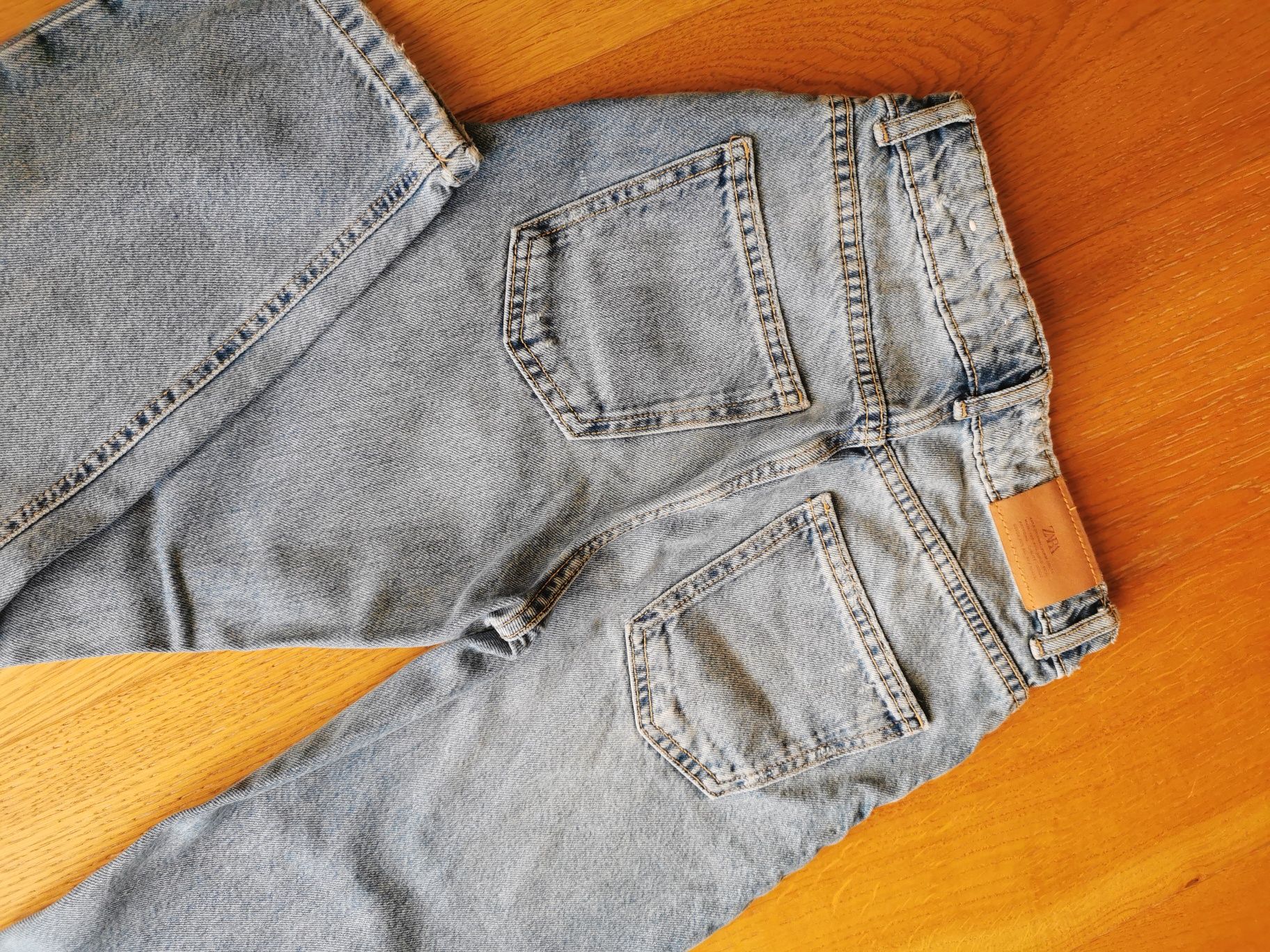 Zara jeansy z bluza stitch 152 cm