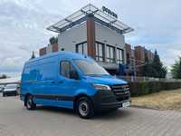 Mercedes-Benz SPRINTER 319 CDI 3,0 V6 190KM AUTOMAT L2H2 ŚREDNIAK TYLKO 129.000KM PRZEBIEGU  serwis ASO MB do 2024 roku / LEDY / NAWIGACJA / KAMERA COFANIA