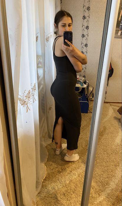 Платье в рубчик, сукня у рубчик