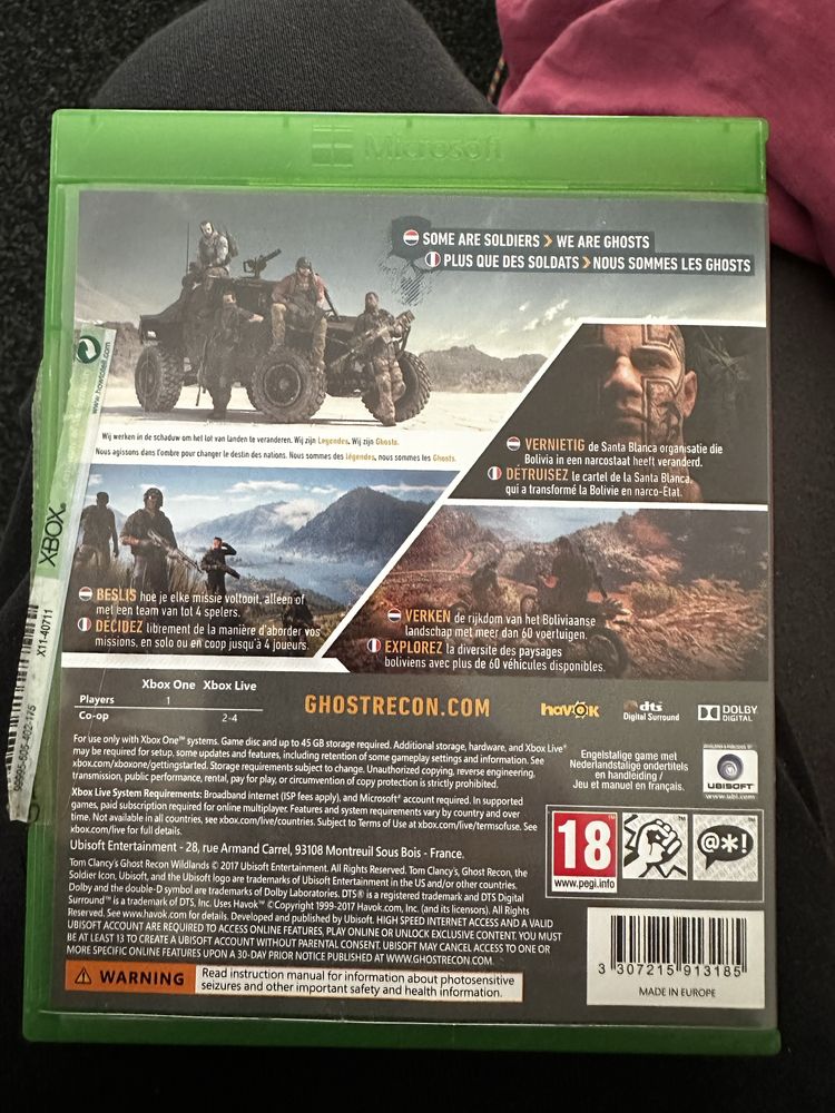 Tom Clanys Ghost recon wildlands xbox one