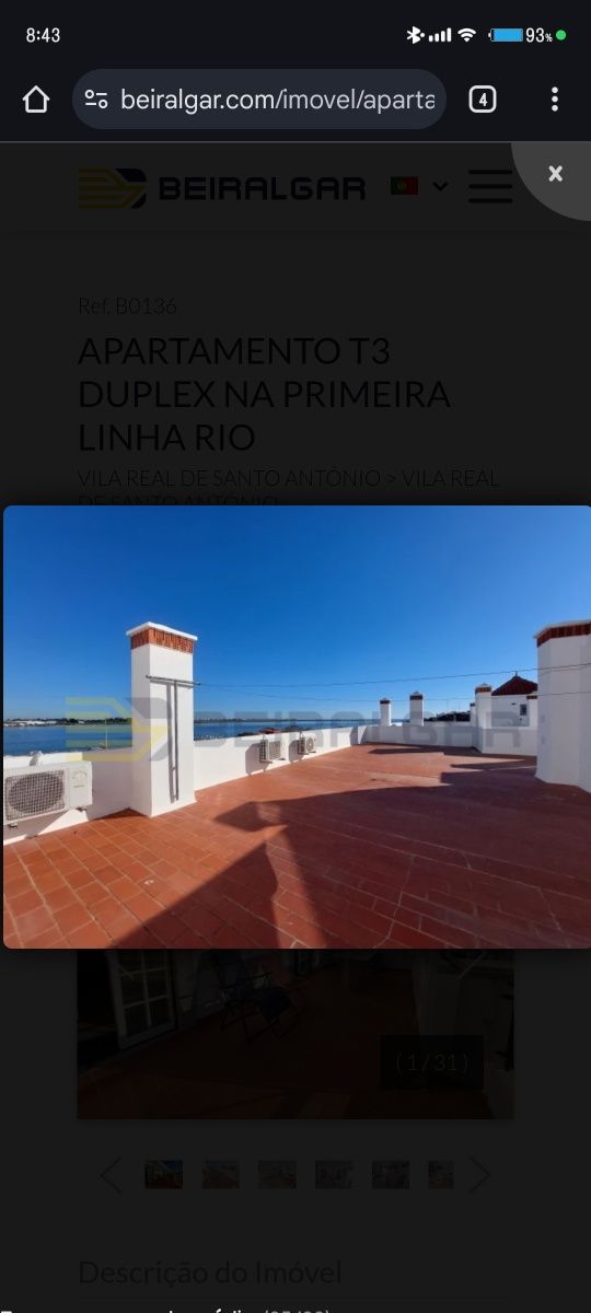Vendo apartamento vila real de Santo António