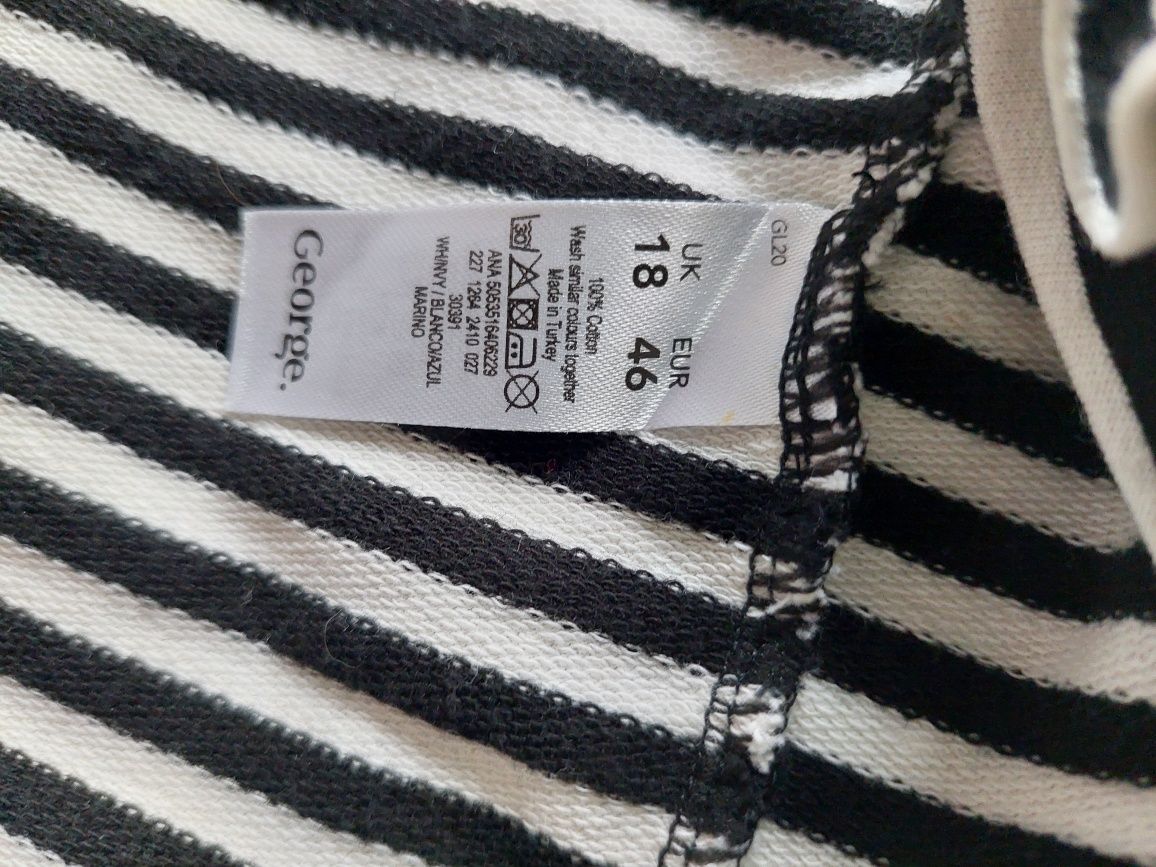 Marynarka, narzutka w paski rozmiar  XL