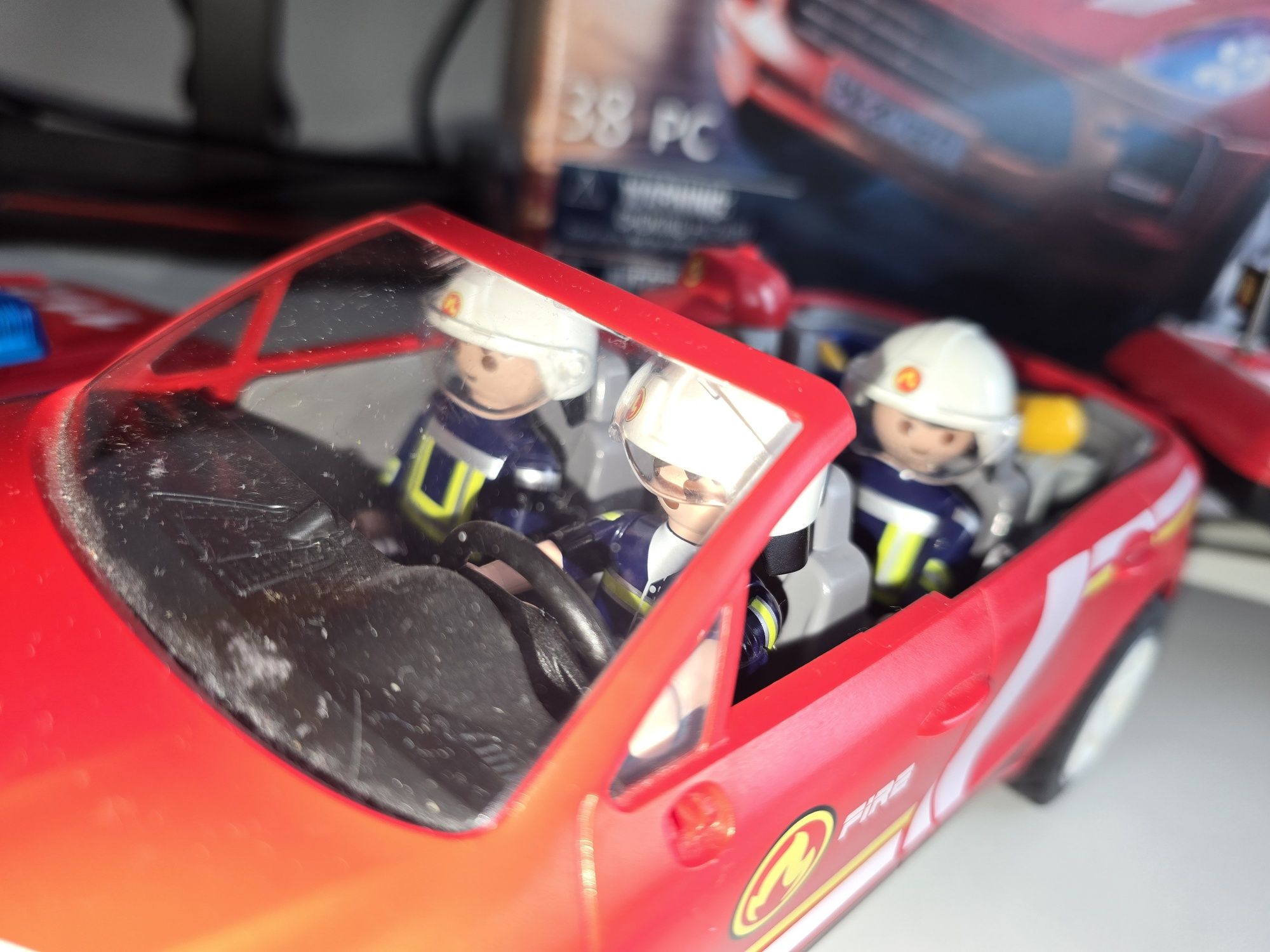 70277 playmobil porsche marcan s straż przyczepa