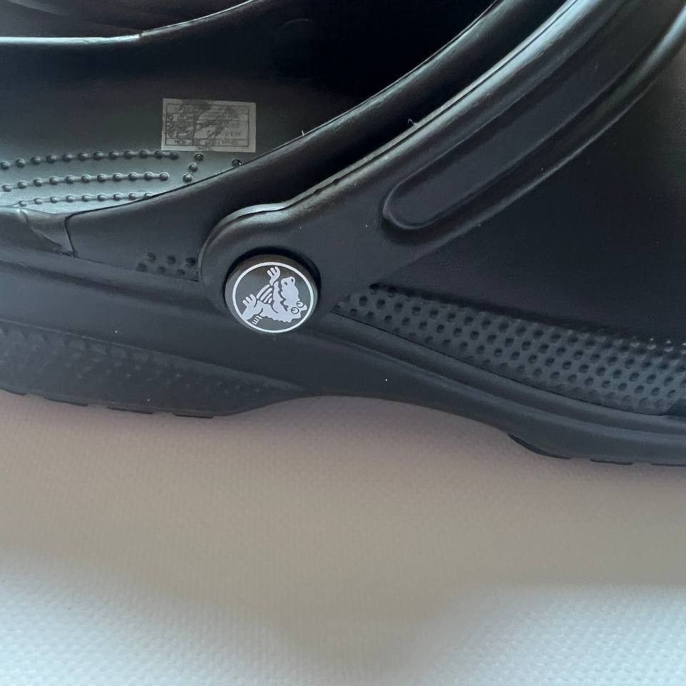 Crocs Classic Clog black в комплекті jibbitz