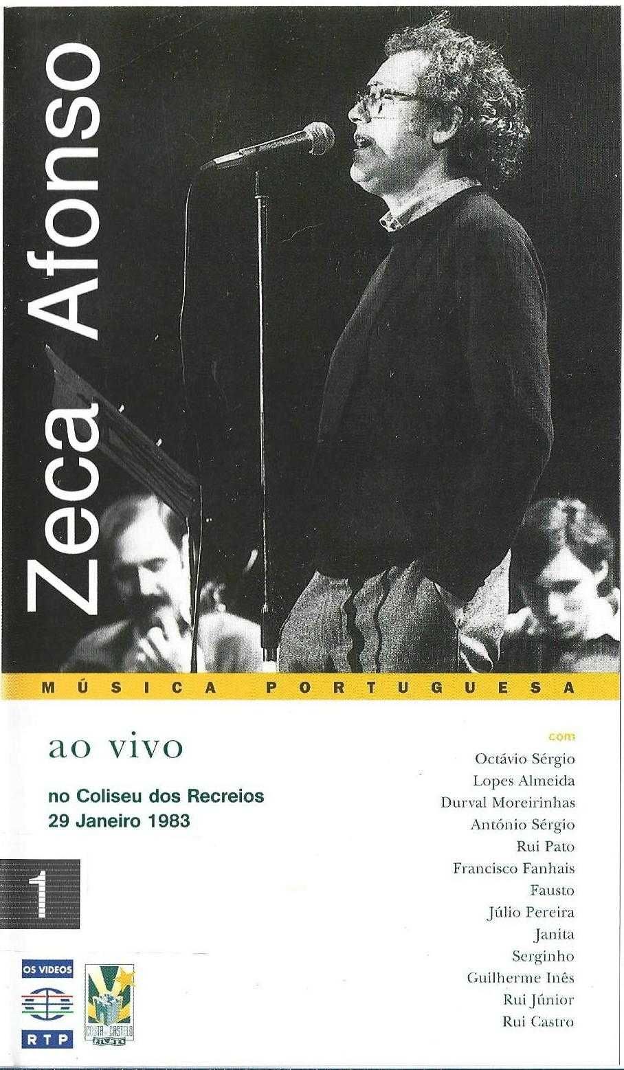José Afonso	- - - - -		Zeca Afonso ao Vivo no Coliseu	- - - - -	VHS