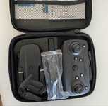 Drone preto com camera e 3 baterias (30min), 50 metros