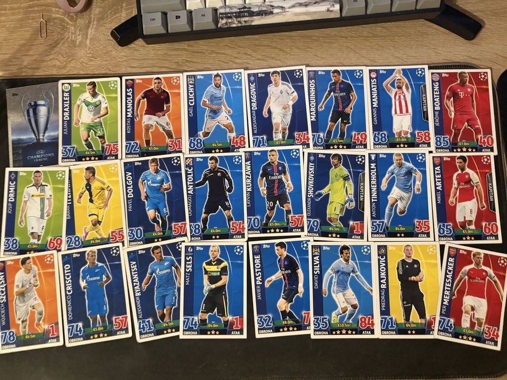 Karty pilkarskie match attax