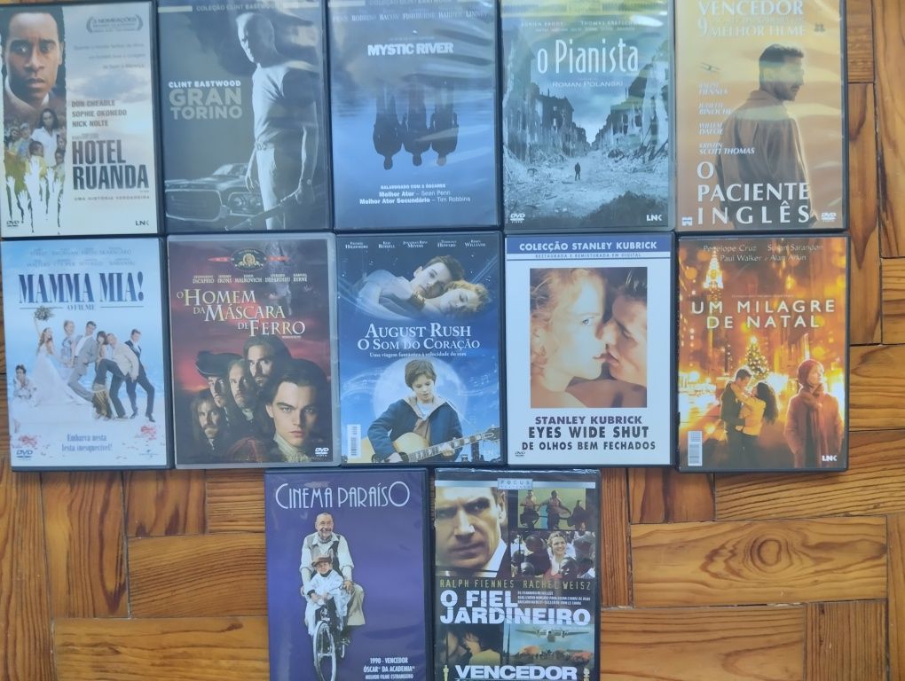 DVDs originais em bom estado