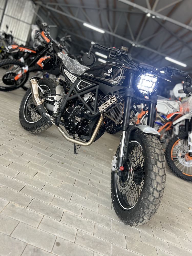 Мотоцикл Geon Scrambler 300 || покоління, Новинка 2025 року, Доставка