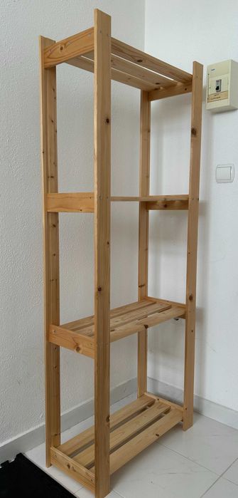 Estante ALBERT, madeira conífera 64 x 159 x 28 cm
