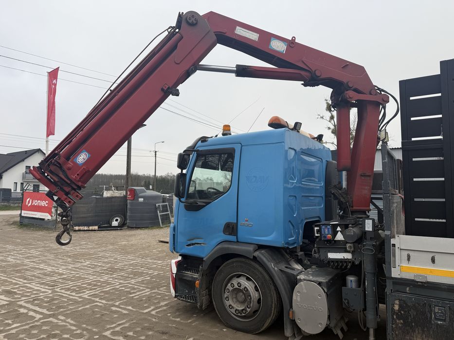 Volvo fe280 skrzynia + dzwig  HDS HMF (hiab palfinger ) na export