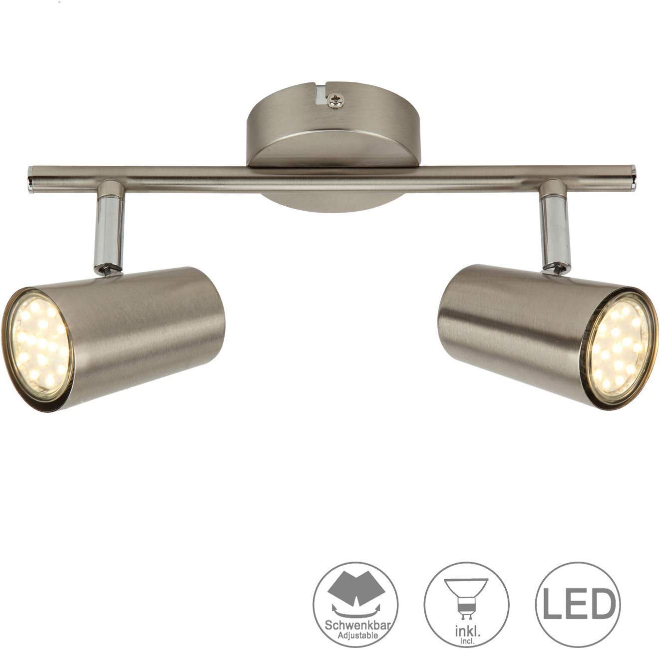 LED Ceiling Spots - 2-punktowy obrotowy pasek z regulowanym kątem