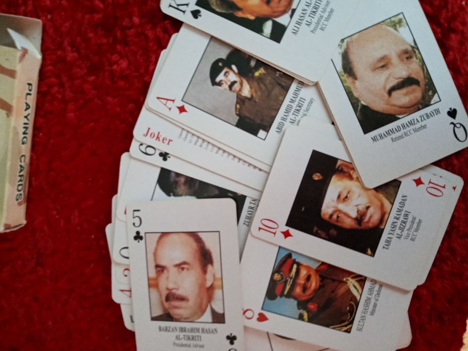 Karty dla wojsk USA do poszukiwań Saddama Huseina