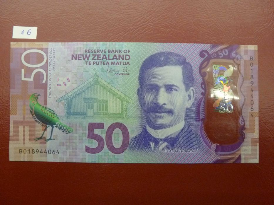 Banknot polimerowy Nowa Zelandia 20 dolarów 2018
