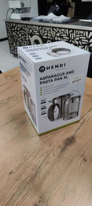 WYPRZEDAŻ EKSPOZYCJI - Garnek do szparagów XL - Hendi 833100 - nowy