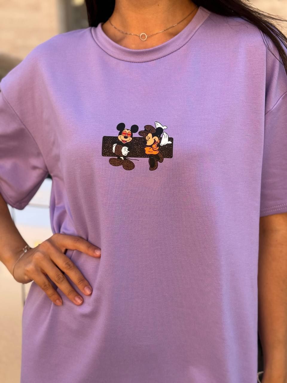 ‼️ Сукня футболка, з сердечком, Mickey Mouse. Р. 42-44, 46-48