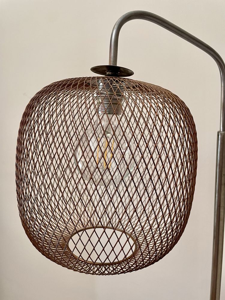 Klosz do lampy wiszącej w kolorze starego złota