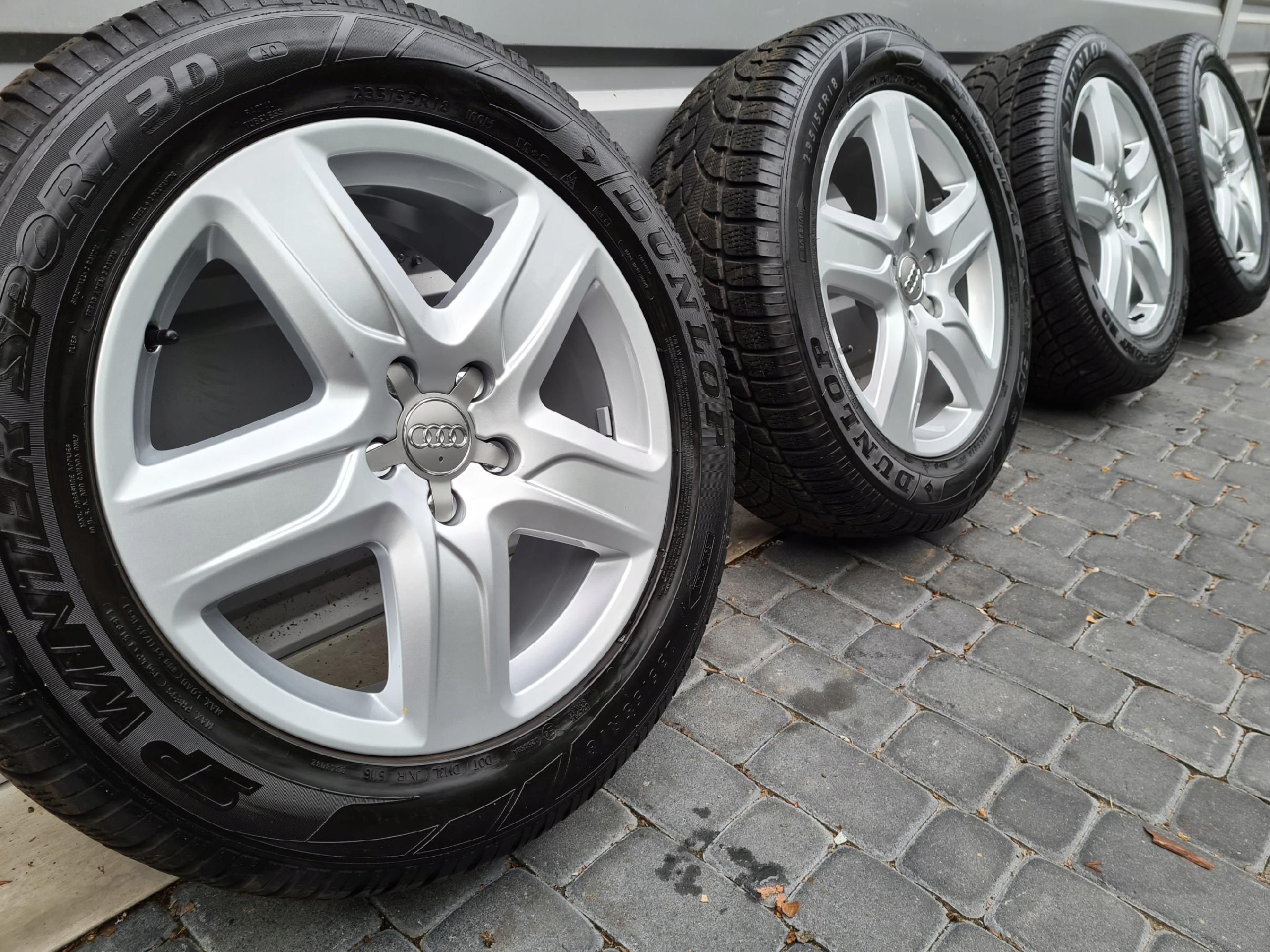 Oryginalne Felgi Audi 18 A3 A4 A5 A6 A7 A8 Q3 Q5