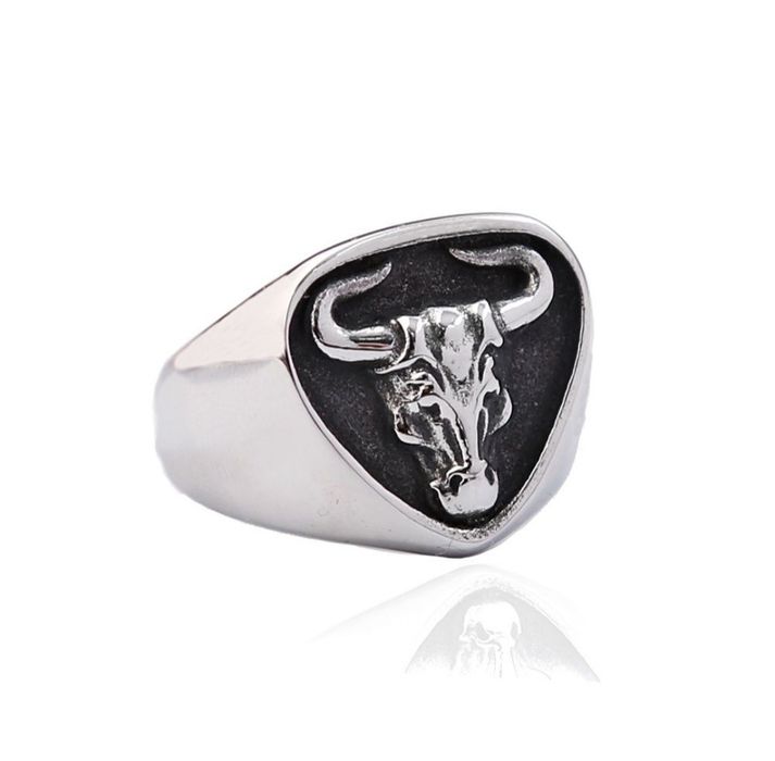 Кольцо из нержавеющей стали, размер 18 (57 мм)