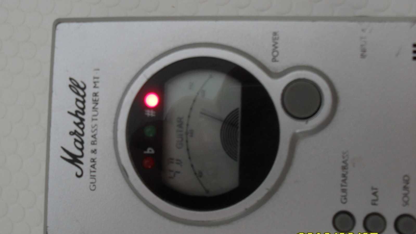 Afinador de guitarras, "Marshall", MT-1