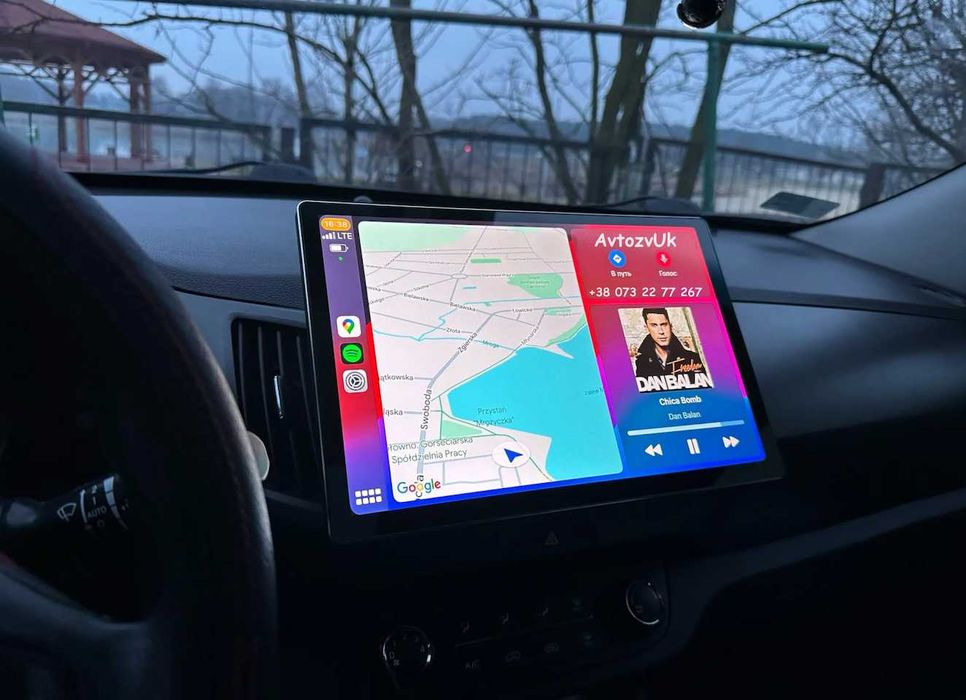 Магнитола SPORTAGE Kia GPS 2 din КИА Спортедж Tesla CarPlay Android 14