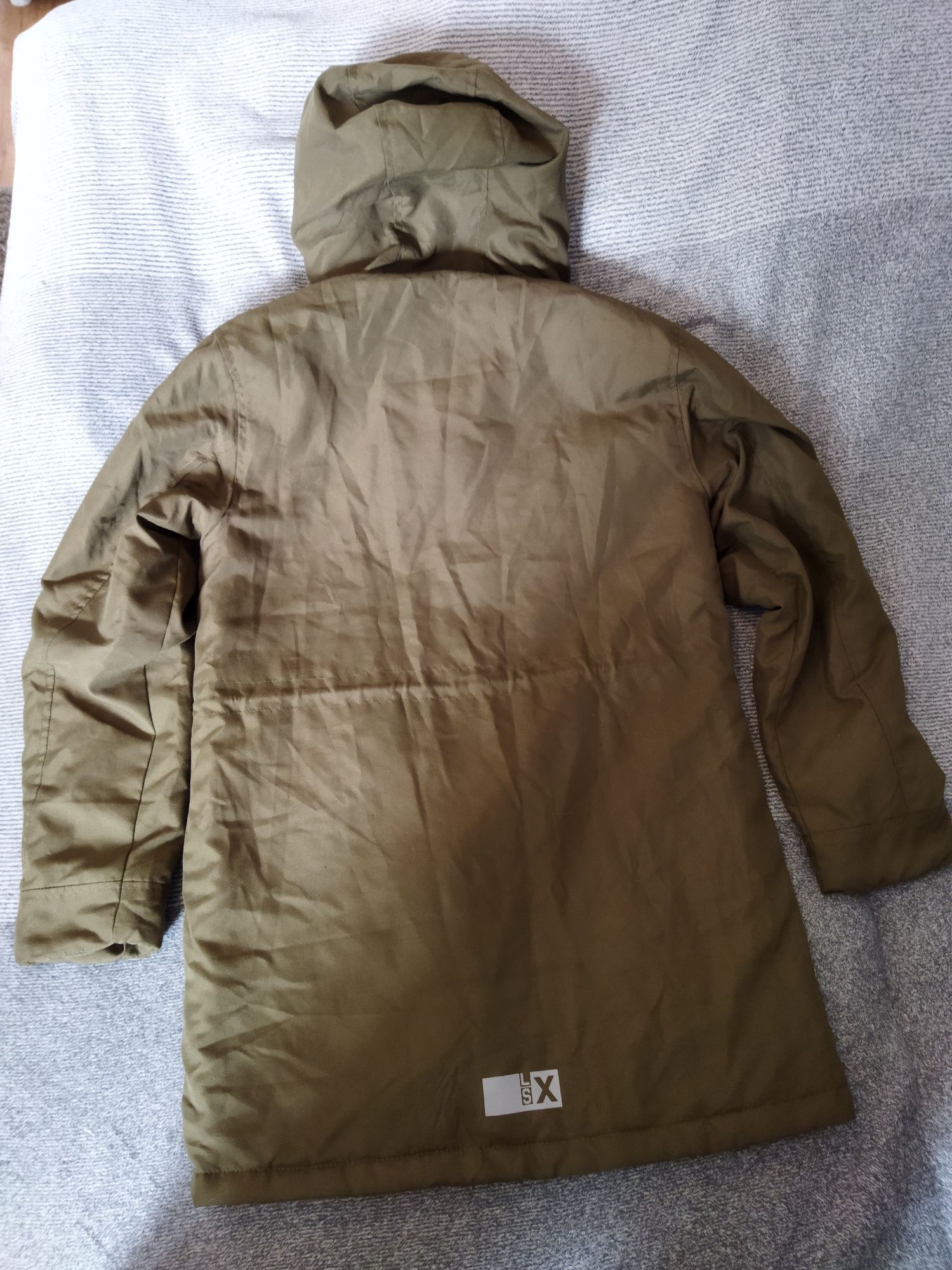 Kurtka parka 158 zielona 5-10-15