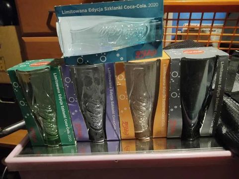 Szklanki coca-cola 2020 12+1 szt.