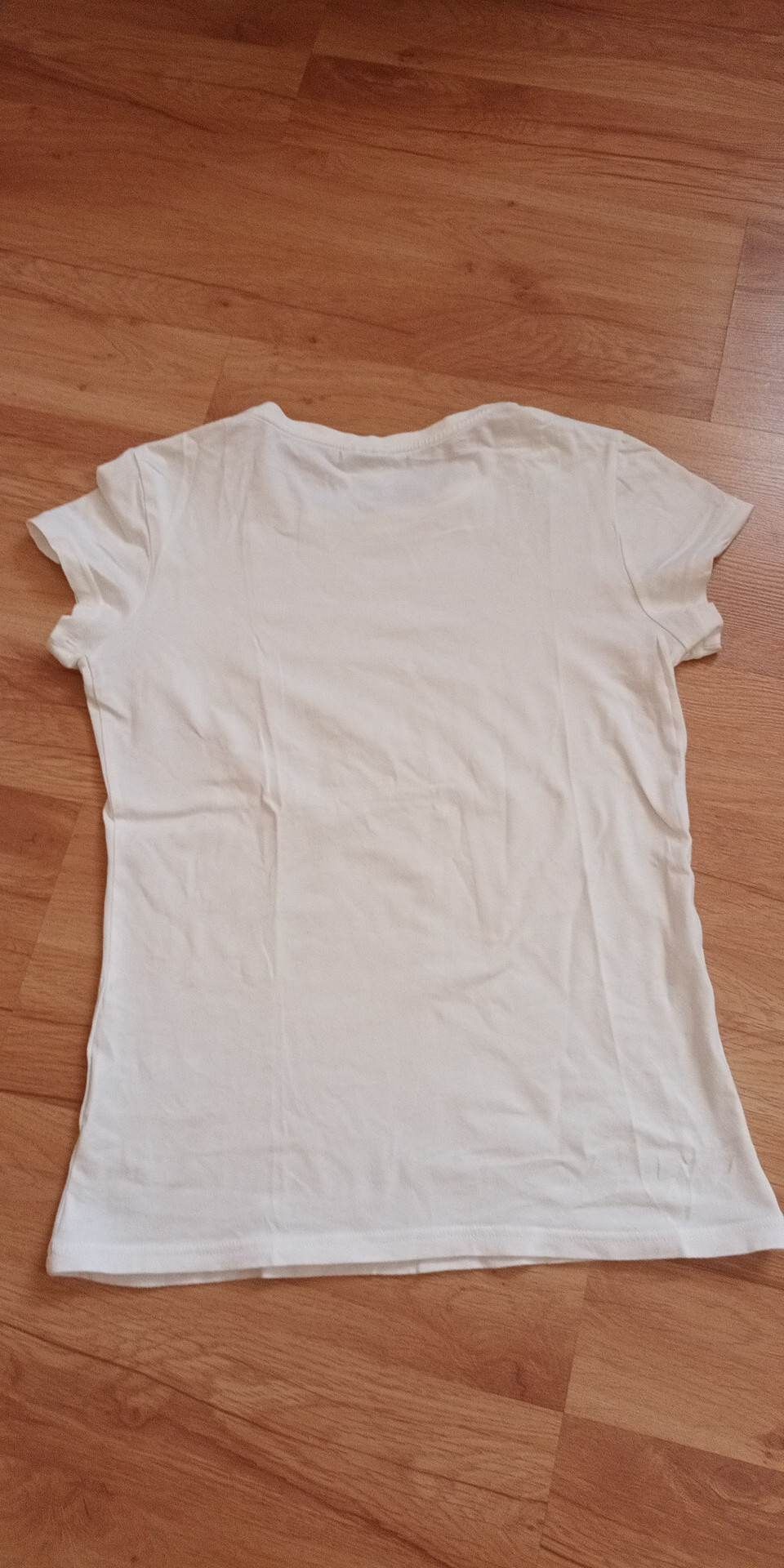 Koszulka t-shirt damski Adidas jak nowy r. S/M biała bluzka damska