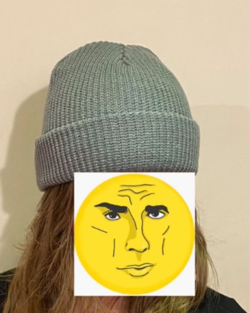 Jasnoszara Czapka typu Beanie