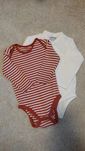 Body bawełniane 2 szt., Rozmiar 68
