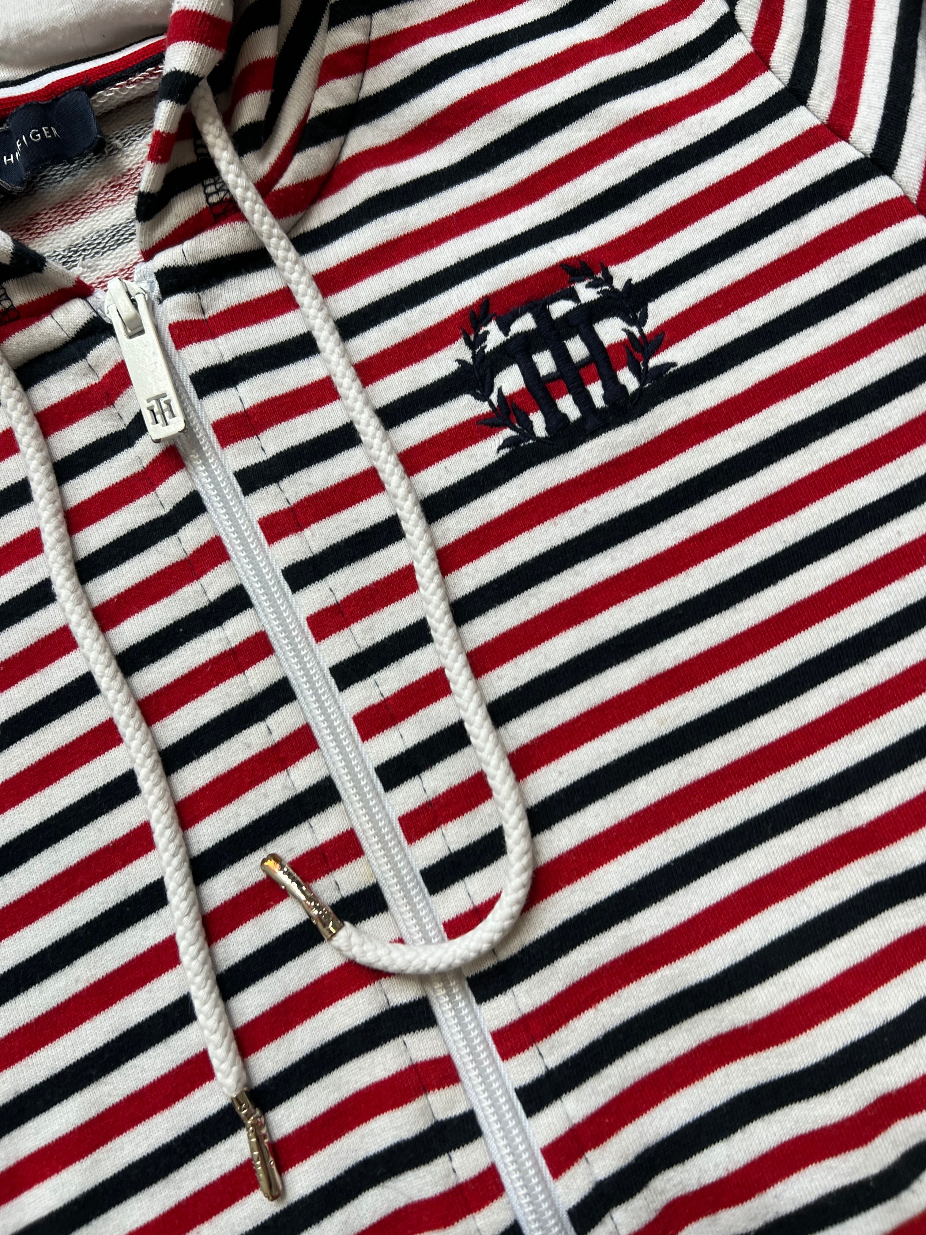 Hoodie Tommy Hilfiger logo striped bluza