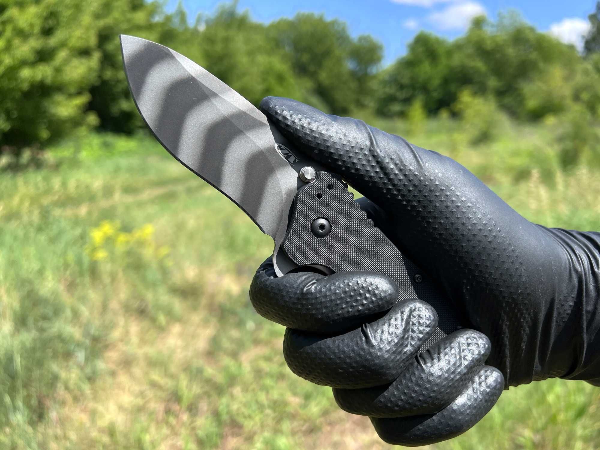 Складний ніж Zero Tolerance 0350TS Tiger Stripe CPM S30V оригінальний