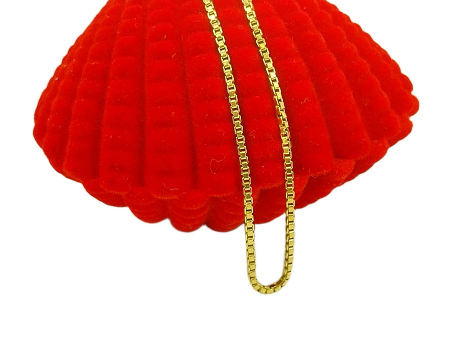 Złoty łańcuszek KOSTKA 333 2,94G DŁ.40CM