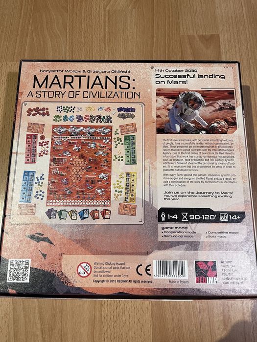 „Martians: A story of Civization” (nowa, kompletna, otwarta)
