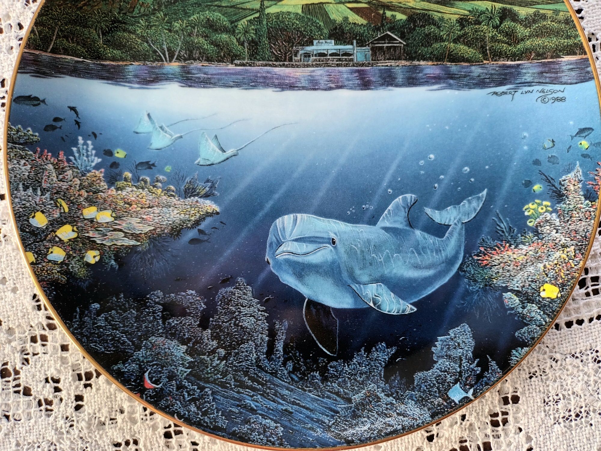 Talerz kolekcjonerski Underwater Paradise ocean ryby