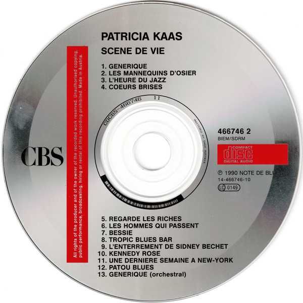 PATRICIA KASS cd Scene De Vie              chanson SUPER