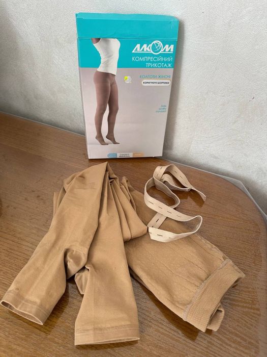 70822 Колготи жіночі UNI компресійні з відкритим миском , розмір 2