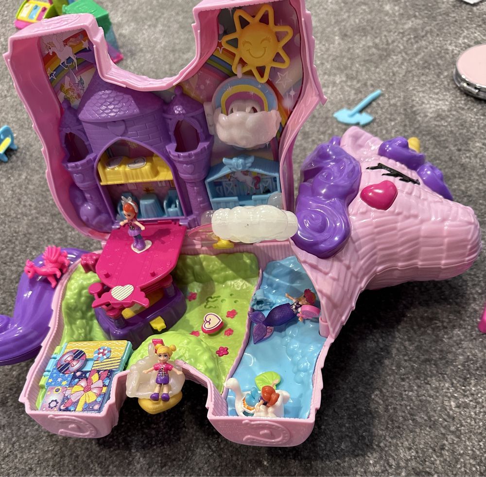 Polly pocket domek i akcesoria