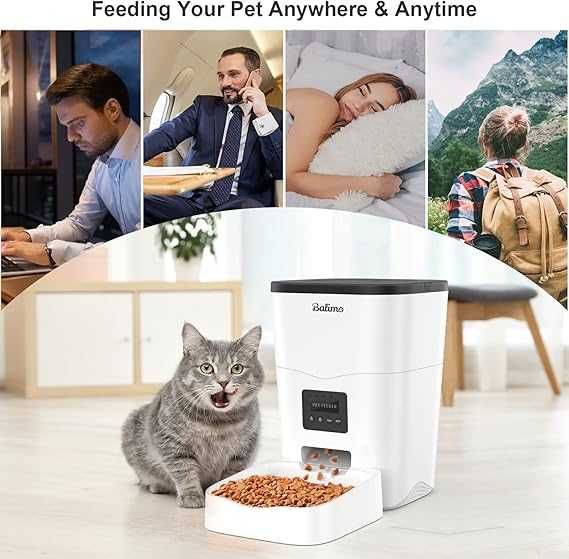 Balimo 3L 2.4G WiFi automatyczny dozownik karmy z timerem
