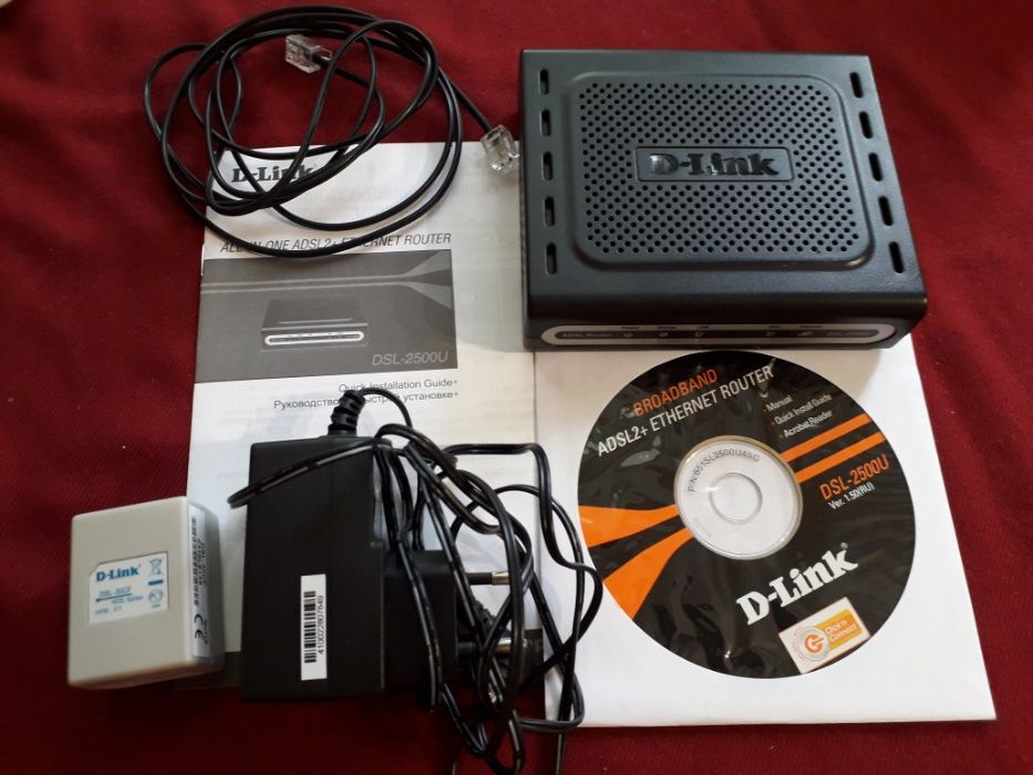 Модем D-Link DSL - 2500U /Интернет роутер/