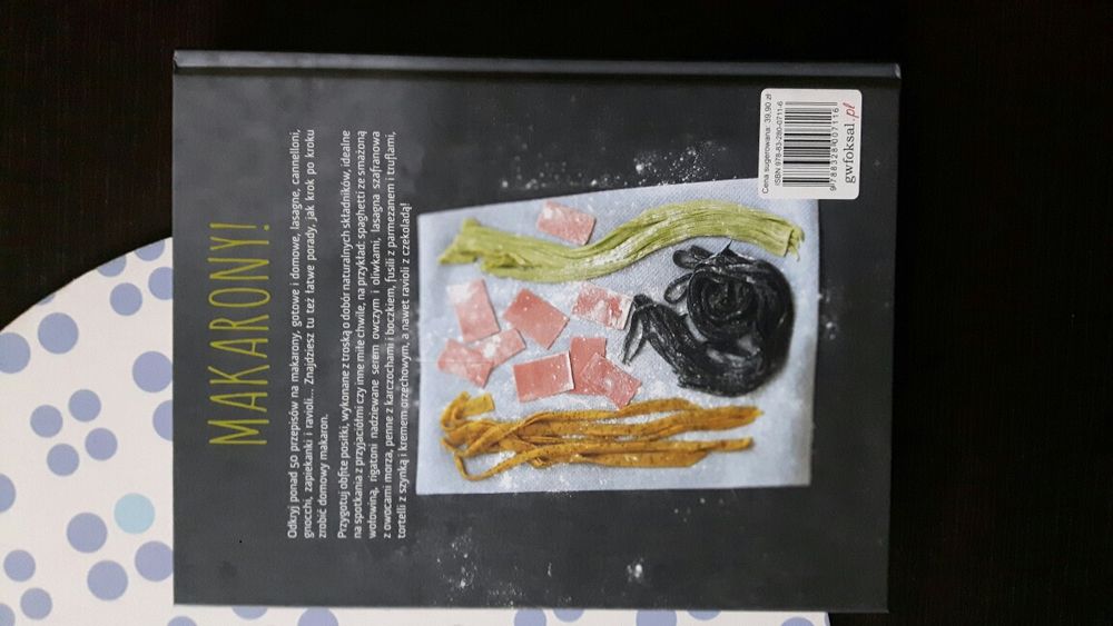Książka kucharska -Makarony!