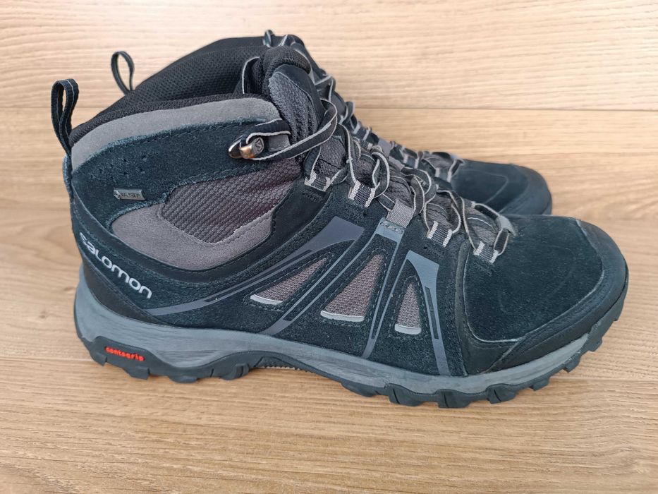 Кожаные ботинки берцы Salomon X Mid Gote tex 44 размер 27.5 28 см