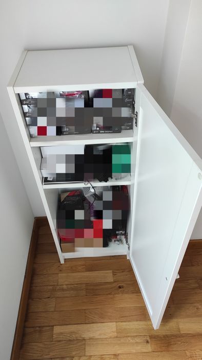 Estante c/porta Billy/ Oxberg Ikea