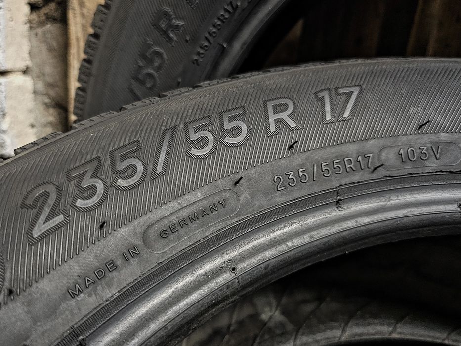 Пара 235/55r17 Michelin | 2023 | 6.5mm | Germany | Преміум зимові шини