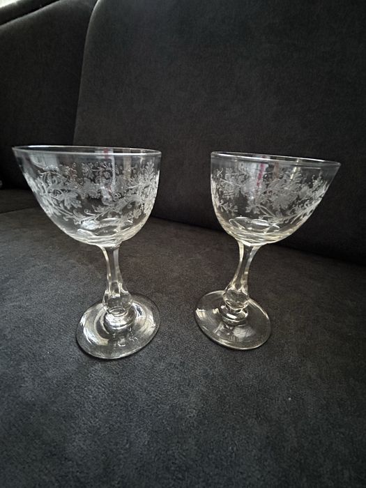 Kryształowe kieliszki do nalewki - likieru 2 szt