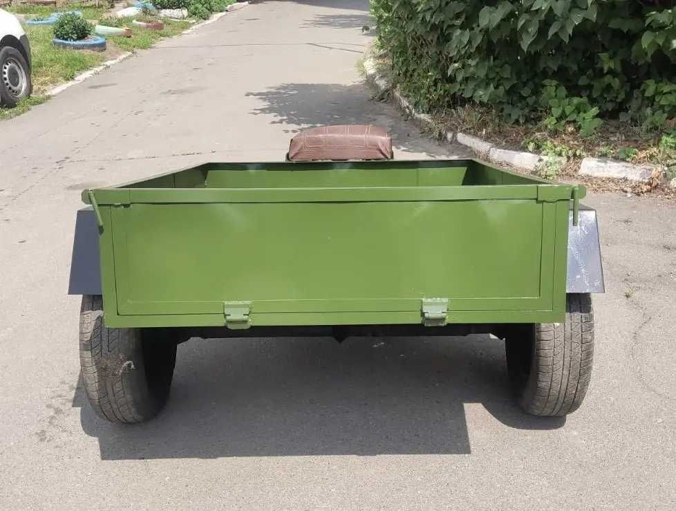 Причіп до мотоблоку з гальмами 140 на 110см