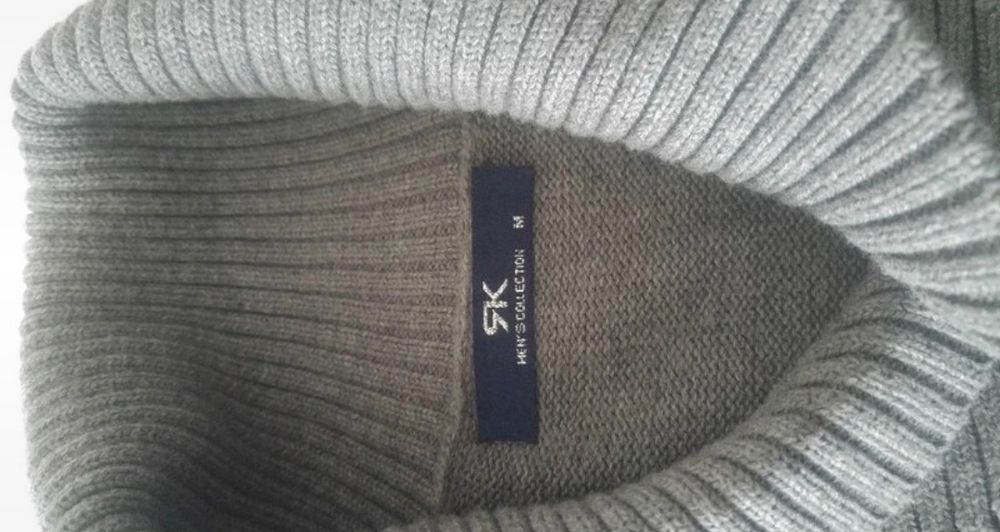 Camisola de malha Cinzenta