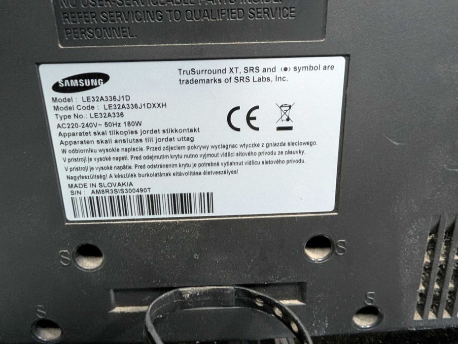 TV Samsung LE32A336J1D - Placa Avariada